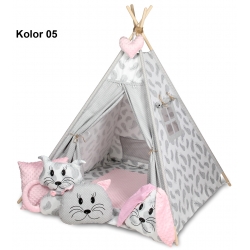 Namiot TIPI TEEPEE 4 poduszeczki zawieszka+mata